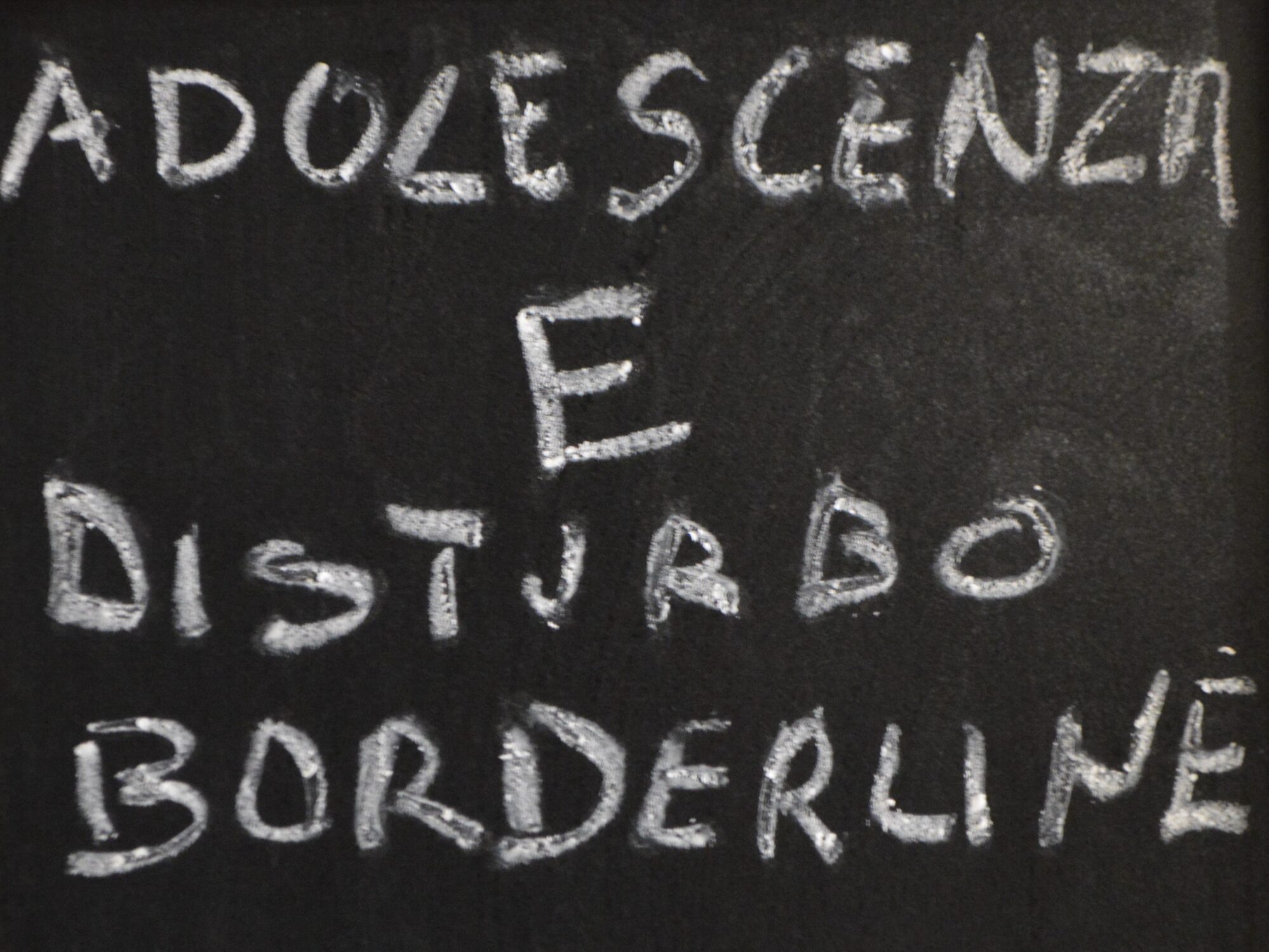 Adolescenza e disturbo borderline